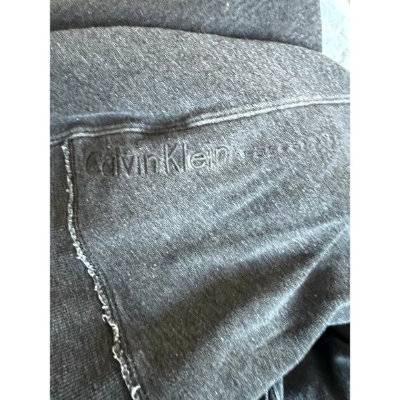 Calvin Klein Washed Black Cold Shoulder Long Sleeve Crew Neck Sweatshirt 3X - Picture 9 of 9